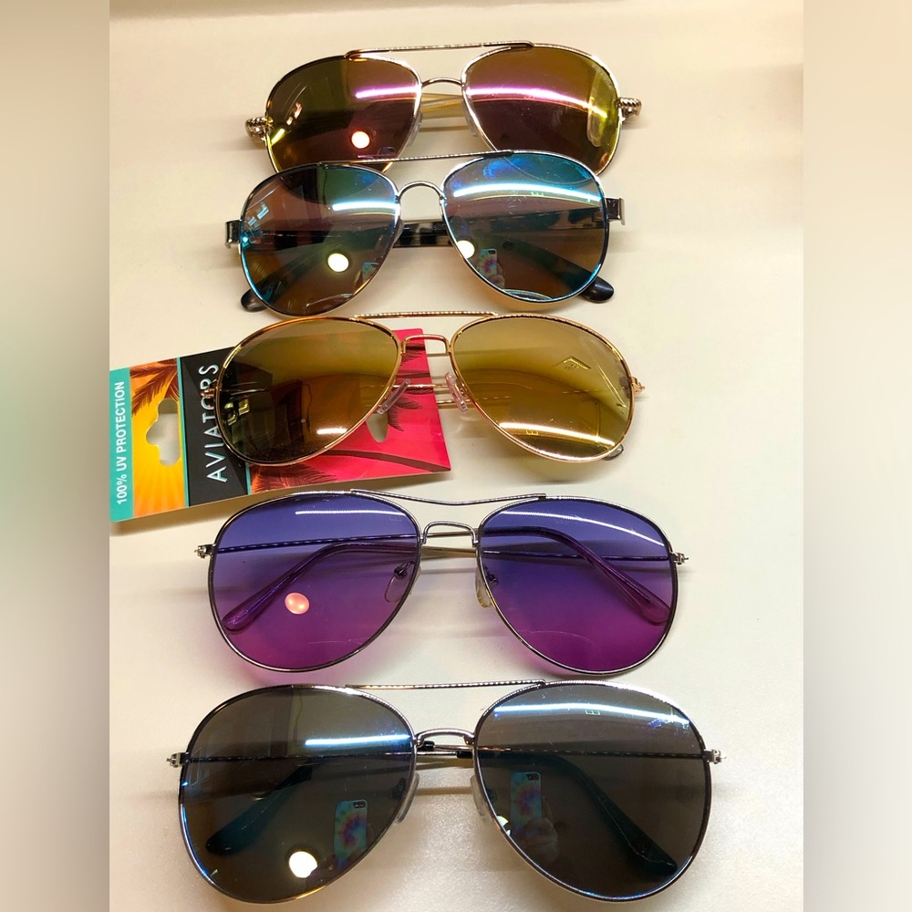 Aviator Sunglasses - 5 pairs